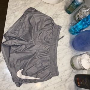 Gray Nike shorts